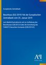 Text über eine EZB-Entscheidung vom 25. Januar 2019. Blauer Hintergrund mit Verlag-Logo unten rechts.