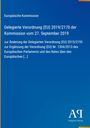 Titel: Delegierte Verordnung (EU) 2019/2170 der Kommission. Blau mit gelbem Rand links. Logo "AR" unten rechts.