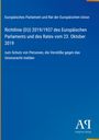 Richtlinie (EU) 2019/1937: Schutz für Personen, die Verstöße gegen das Unionsrecht melden. Blaues Cover mit Verlag-Logo.