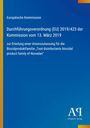 Europäische Kommission, Verordnung (EU) 2019/423, Novadan Biozidprodukte, blau-gelbes Layout, Antiphon Verlag Logo.