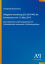 Text über EU-Verordnung über unbemannte Luftfahrzeugsysteme vor blauem Hintergrund, unten Logo "Antiphon Verlag".
