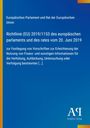 Text: Richtlinie (EU) 2019/1153 des europäischen parlaments und des rates vom 20. Juni 2019. Hintergrund: Blau, Logo unten.