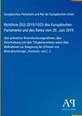 Richtlinie (EU) 2019/1023 über Restrukturierung, Entschuldung und Tätigkeitsverbote; blauer Hintergrund. Logo unten rechts.