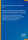 Text: "Richtlinie (EU) 2019/1023 des Europäischen Parlaments..." – Blauer Hintergrund mit gelbem Rand links. Logo unten rechts.