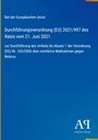 Text über EU-Verordnung gegen Belarus auf blauem Hintergrund, Logo des Antiphon Verlags unten rechts.