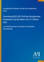 "Verordnung (EU) 2021/240 zur Schaffung eines Instruments für technische Unterstützung." Blaues Cover mit Verlagslogo.