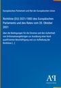 Richtlinie (EU) 2021/1883 zur Einreise und Aufenthalt für hochqualifizierte Tätigkeiten. Blaues Design, "Antiphon Verlag".
