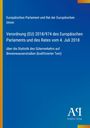 "Verordnung (EU) 2018/974 über Güterverkehrsstatistik. Blaues Cover, links oben Text, unten rechts Logo 'Antiphon Verlag'."