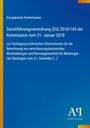 Europäische Kommission, Durchführungsverordnung (EU) 2018/165. Blaues Design mit Logo "Antiphon Verlag".