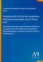 Europäisches Parlament, Verordnung (EU) 2018/302: Geoblocking und Diskriminierung. Blau mit gelb-rotem Streifen. "Antiphon Verlag" unten.