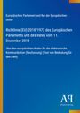 Europäisches Parlament: Richtlinie (EU) 2018/1972. Elektronische Kommunikation. Blau mit gelbem Rand. Logo: "AΛ".