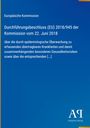 Europäische Kommission, Durchführungsbeschluss (EU) 2018/945, Überwachung übertragbarer Krankheiten, Antiphon Verlag.