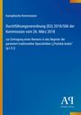 Europäische Kommission, Durchführungsverordnung (EU) 2018/506, Eintragung traditioneller Spezialitäten, blaues Layout.