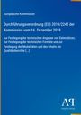 Europäische Kommission, Durchführungsverordnung (EU) 2019/2242, Antiphon Verlag. Blauer Hintergrund mit gelbem Streifen.