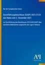 Rat der Europäischen Union, Beschluss GASP 2021/2125, 2. Dez. 2021, Maßnahmen Belarus, blauer Hintergrund, gelber Rand.