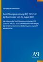 Text über EU-Durchführungsverordnung von 2021. Blau mit gelbem Rand, Logo unten rechts: Antiphon Verlag.