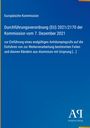 Europäische Kommission, Verordnung (EU) 2021/2170, 7. Dezember 2021. Blauer Hintergrund, Antiphon Verlag Logo.