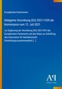 Text: EU-Verordnung zur Ergänzung eines Instruments. Blauer Hintergrund mit gelbem Streifen links und Antiphon Verlag Logo unten.