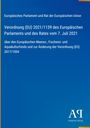 Verordnung (EU) 2021/1139 des Europäischen Parlaments; blauer Hintergrund, unten rechts Logo von Antiphon Verlag.