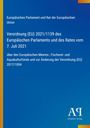 Cover mit blauem Hintergrund. Oben: "Europäisches Parlament und Rat der Europäischen Union". Unten: "Antiphon Verlag".