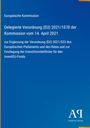 Logo der Europäischen Kommission. Verordnung (EU) 2021/1078 zu Investitionsleitlinien, Antiphon Verlag-Symbol.