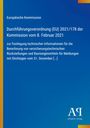 Europäische Kommission, Durchführungsverordnung (EU) 2021/178, techn. Infos zu Versicherung, blauer Hintergrund, Logo rechts.