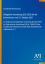 Text über EU-Verordnung 2022/68, Änderung und Ergänzung früherer Verordnungen. Blaues Design, Antiphon Verlag Logo.