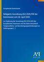 Text: „Europäische Kommission...“ Die Seite ist blau mit einem Logo unten rechts.