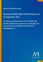 Beschluss (GASP) 2020/1269 des Rates vom 10. September 2020, EU-Flagge, blauer Hintergrund, Logo unten.