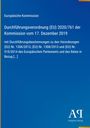 Text: "Europäische Kommission Durchführung..." Auf blauem Hintergrund mit gelbem Rand unten ist ein Verlag-Logo.
