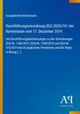 Europäische Kommission, Durchführungsverordnung (EU) 2020/761, blaues Layout mit gelbem Streifen und Antiphon Verlag.
