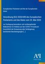 Cover von Verordnung (EU) 2020/698, COVID-19-Maßnahmen, blaues Design mit Antiphon Verlag-Logo unten.