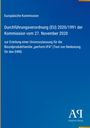 Text zur EU-Verordnung von 2020 über die Zulassung der Biozidproduktfamilie „perform-IPA“. Blauer Hintergrund.