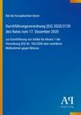 Text: "Rat der Europäischen Union, Durchführungsverordnung (EU) 2020/2129..." Unten rechts ein blau-gelbes Logo.