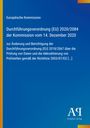 Europäische Kommission, Durchführungsverordnung (EU) 2020/2084, Antiphon Verlag. Blaues Design mit gelben Streifen.
