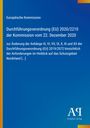 Europäische Kommission: Verordnung (EU) 2020/2210 zur Änderung für Nordirland. Blauer Hintergrund mit Logo.