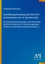 Europäische Kommission Durchführungsverordnung (EU) 2020/2235, Blau mit gelbem Streifen, Logo: Antiphon Verlag.
