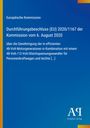 Durchführungsbeschluss (EU) 2020/1167 zur Genehmigung von 48V-Motorgeneratoren und Gleichspannungswandlern für PKW.