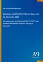 Titel: Beschluss (GASP) 2020/1700 des Rates vom 12. November 2020. Blaues Layout mit gelbem Streifen und Verlagssymbol.