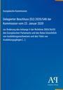Text: Delegierter Beschluss (EU) 2020/548; Beschreibung; Blau mit gelbem Rand; Logo unten rechts.