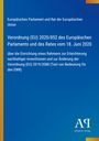 Text: Verordnung (EU) 2020/852 zur Erleichterung nachhaltiger Investitionen. Hintergrund: Blau mit Verlag-Logo.