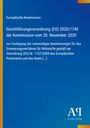 „Durchführungsverordnung (EU) 2020/1740 der Kommission vom 20. November 2020.“ Blaues Cover, Antiphon Verlag-Logo.