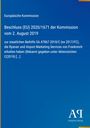 Europäische Kommission, Beschluss zum Beihilfefall Ryanair, blauer Hintergrund, Antiphon Verlag Logo.