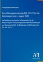 "Durchführungsverordnung (EU) 2021/1354 der Kommission vom 6. August 2021" auf blauem Hintergrund mit Antiphon Verlag Logo.