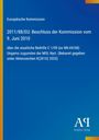 Europäische Kommission, Beschluss 2011/88/EU, Antiphon Verlag Logo, blauer Hintergrund mit gelben Rand.