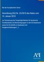 Rat der Europäischen Union, Verordnung (EU) Nr. 23/2010, Regelung von Fangmöglichkeiten. Logo: Antiphon Verlag.