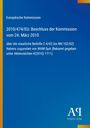 Text: "Europäische Kommission. 2010/474/EU: Beschluss...24. März 2010...Italiens zugunsten von WAM SpA." Blaues Design, Verlag-Logo.
