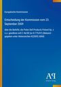 Text über eine Entscheidung der Europäischen Kommission zur Beihilfe für Dell Products vom 23. September 2009.