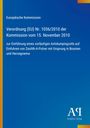 Text: EU-Verordnung über Antidumpingzoll auf Zeolith-A-Pulver aus Bosnien. Blaues Design, links gelber Streifen, rechts unten Verlagslogo.