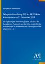 Text über EU-Verordnung auf blauem Hintergrund, links ein gelber Streifen, unten rechts Logo "AA" für Antiphon Verlag.